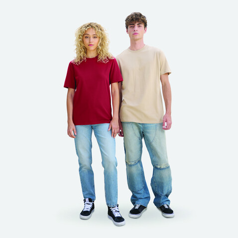 LEGEND T-Shirt Bio 175g - Linen Twin bedrucken, Art.-Nr. S03981-LN-M
