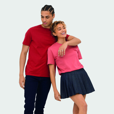 LEGEND T-Shirt Bio 175g - Folk Pink Twin bedrucken, Art.-Nr. S03981-FY-XXL
