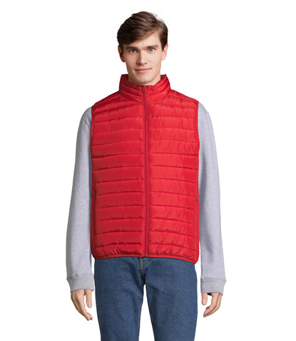 STREAM MEN Bodywarmer - Red bedrucken, Art.-Nr. S04020-RD-XL