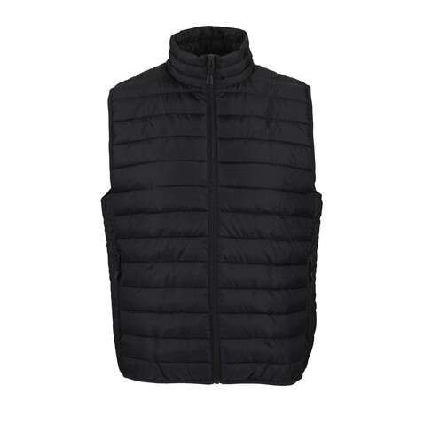 STREAM MEN Bodywarmer - Schwarz bedrucken, Art.-Nr. S04020-BK-XXL