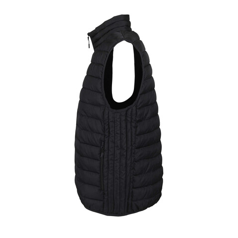 STREAM MEN Bodywarmer - Schwarz bedrucken, Art.-Nr. S04020-BK-XXL