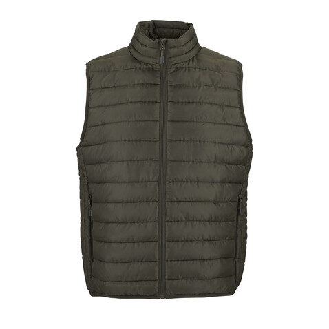 STREAM MEN Bodywarmer - Army bedrucken, Art.-Nr. S04020-AR-3XL