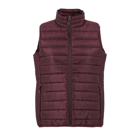 STREAM WOMEN Bodywarmer - Burgundy bedrucken, Art.-Nr. S04021-BG-M STREAM WOMEN Bodywarmer - Burgundy bedrucken, Art.-Nr. S04021-BG-M