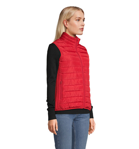 STREAM WOMEN Bodywarmer - Red bedrucken, Art.-Nr. S04021-RD-XL