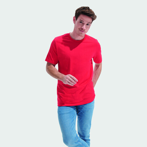TUNER T-SHIRT - Red bedrucken, Art.-Nr. S04203-RD-XS TUNER T-SHIRT - Red bedrucken, Art.-Nr. S04203-RD-XS