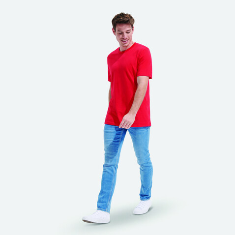 TUNER T-SHIRT - Red bedrucken, Art.-Nr. S04203-RD-XS TUNER T-SHIRT - Red bedrucken, Art.-Nr. S04203-RD-XS
