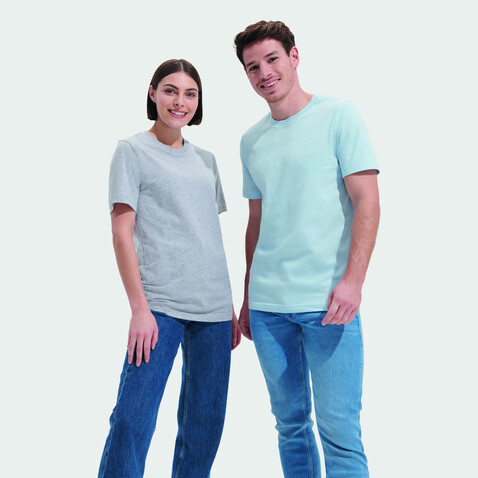 TUNER T-SHIRT - Light Blue bedrucken, Art.-Nr. S04203-LB-XS