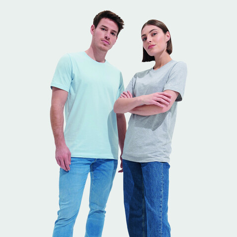 TUNER T-SHIRT - Light Blue bedrucken, Art.-Nr. S04203-LB-XS