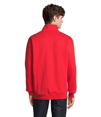 CONRAD Sweater Zip Kragen - Bright Red bedrucken, Art.-Nr. S04234-BT-XL CONRAD Sweater Zip Kragen - Bright Red bedrucken, Art.-Nr. S04234-BT-XL