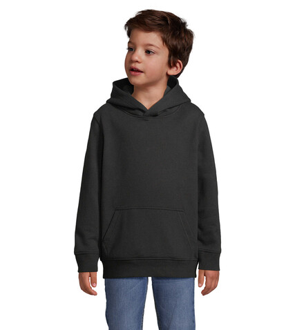 CONDOR KIDS Hoodie - Schwarz bedrucken, Art.-Nr. S04238-BK-5XL CONDOR KIDS Hoodie - Schwarz bedrucken, Art.-Nr. S04238-BK-5XL