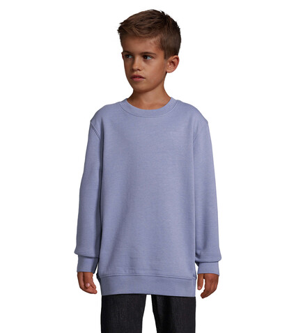 COLUMBIA KIDS Sweater - Bleu bedrucken, Art.-Nr. S04239-BL-5XL