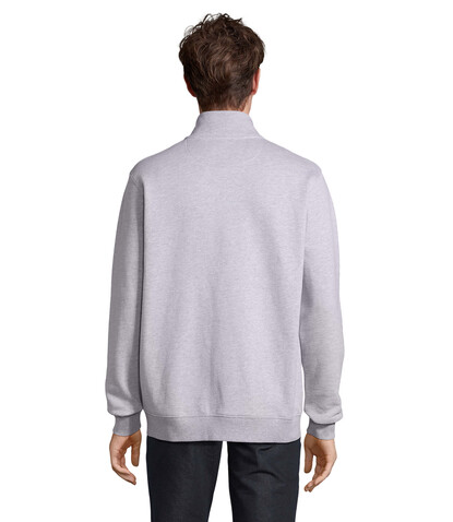 COOPER SWEATSHIRT FULL ZIP - Grau-Melange 2 bedrucken, Art.-Nr. S04240-GY-XS