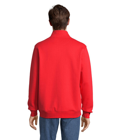 COOPER SWEATSHIRT FULL ZIP - Bright Red bedrucken, Art.-Nr. S04240-BT-4XL