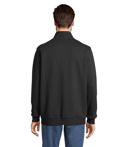 COOPER SWEATSHIRT FULL ZIP - Schwarz bedrucken, Art.-Nr. S04240-BK-XXL