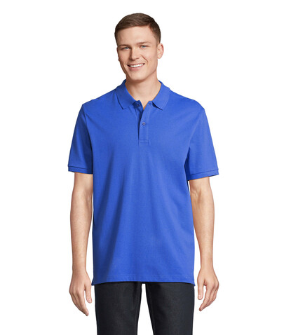 PEGASE Polo Bio 210g - Royal Blue bedrucken, Art.-Nr. S04242-RB-S