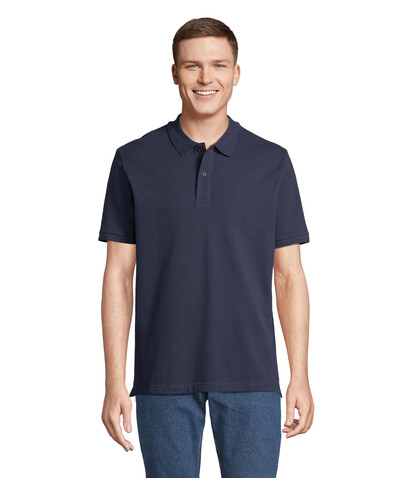 PEGASE Polo Bio 210g - French Navy bedrucken, Art.-Nr. S04242-FN-S