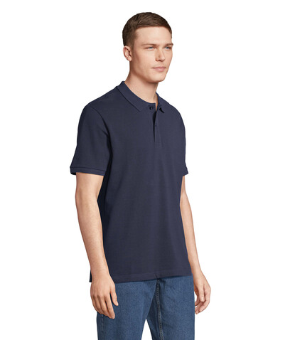 PEGASE Polo Bio 210g - French Navy bedrucken, Art.-Nr. S04242-FN-S