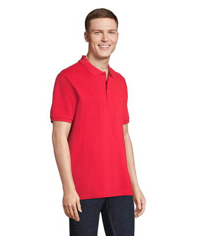 PEGASE Polo Bio 210g - Bright Red bedrucken, Art.-Nr. S04242-BT-L PEGASE Polo Bio 210g - Bright Red bedrucken, Art.-Nr. S04242-BT-L