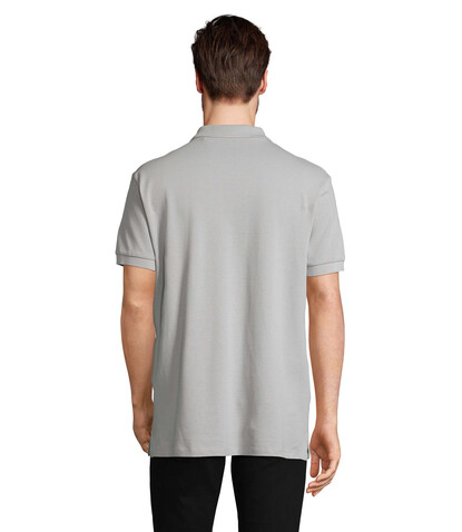 PACIFIC HERREN POLO - Pure Grey bedrucken, Art.-Nr. S04439-PG-L