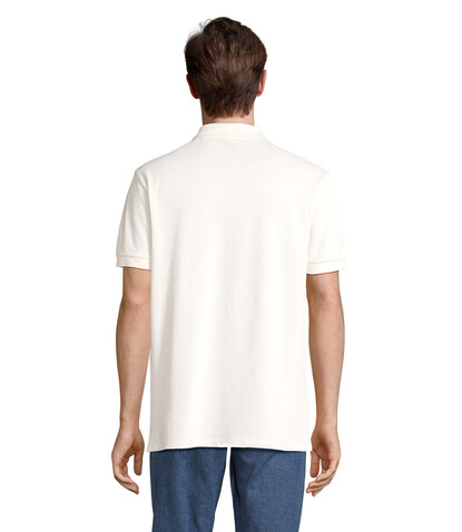 PACIFIC HERREN POLO - Off-White bedrucken, Art.-Nr. S04439-WW-M