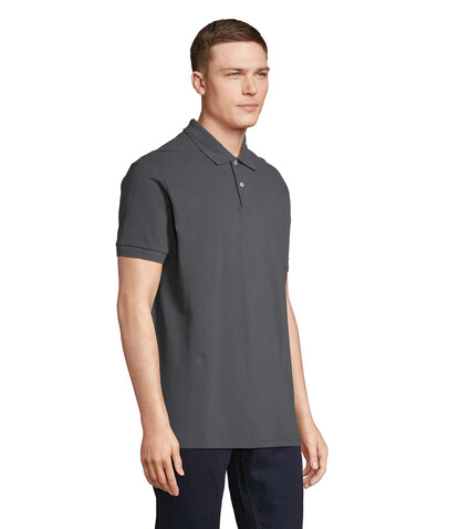 PACIFIC HERREN POLO - Mausgrau bedrucken, Art.-Nr. S04439-MU-XL PACIFIC HERREN POLO - Mausgrau bedrucken, Art.-Nr. S04439-MU-XL