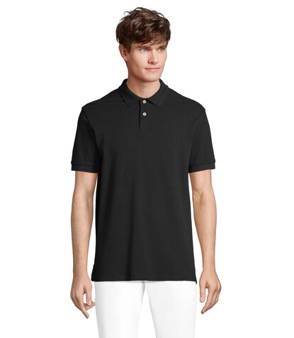 PACIFIC HERREN POLO - Schwarz bedrucken, Art.-Nr. S04439-BK-4XL PACIFIC HERREN POLO - Schwarz bedrucken, Art.-Nr. S04439-BK-4XL
