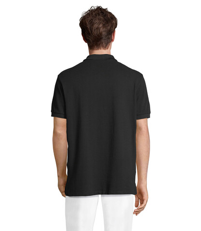 PACIFIC HERREN POLO - Schwarz bedrucken, Art.-Nr. S04439-BK-4XL PACIFIC HERREN POLO - Schwarz bedrucken, Art.-Nr. S04439-BK-4XL