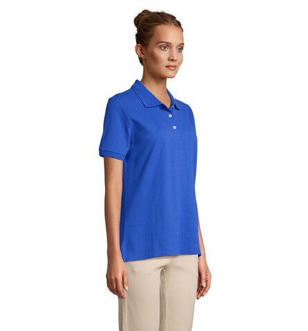 PACIFIC DAMEN POLO - Royal Blue bedrucken, Art.-Nr. S04440-RB-S