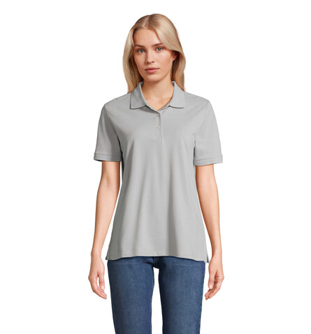 PACIFIC DAMEN POLO - Pure Grey bedrucken, Art.-Nr. S04440-PG-M PACIFIC DAMEN POLO - Pure Grey bedrucken, Art.-Nr. S04440-PG-M