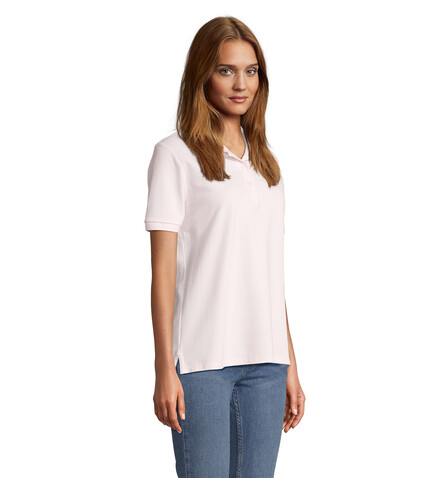 PACIFIC DAMEN POLO - Pale Pink bedrucken, Art.-Nr. S04440-PP-L