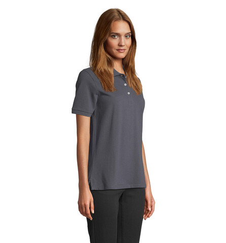 PACIFIC DAMEN POLO - Mausgrau bedrucken, Art.-Nr. S04440-MU-M PACIFIC DAMEN POLO - Mausgrau bedrucken, Art.-Nr. S04440-MU-M