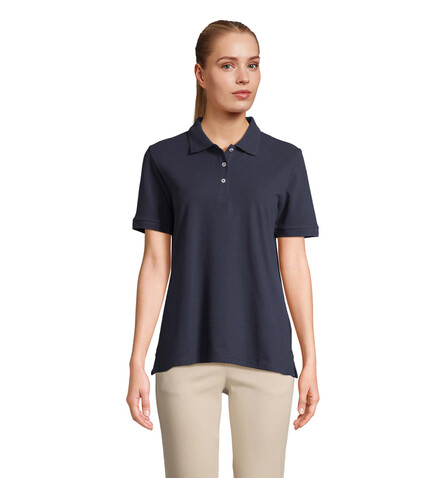 PACIFIC DAMEN POLO - French Navy bedrucken, Art.-Nr. S04440-FN-S
