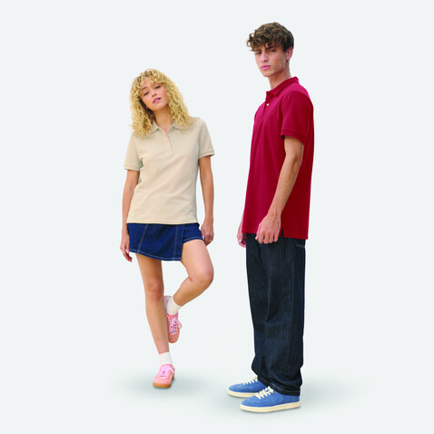 PACIFIC DAMEN POLO - Folk Red Twin bedrucken, Art.-Nr. S04440-FR-L PACIFIC DAMEN POLO - Folk Red Twin bedrucken, Art.-Nr. S04440-FR-L