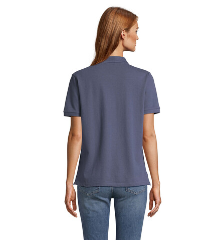 PACIFIC DAMEN POLO - Denim bedrucken, Art.-Nr. S04440-DM-XS