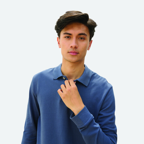 PACIFIC LSL POLO - Denim bedrucken, Art.-Nr. S04441-DM-XS PACIFIC LSL POLO - Denim bedrucken, Art.-Nr. S04441-DM-XS