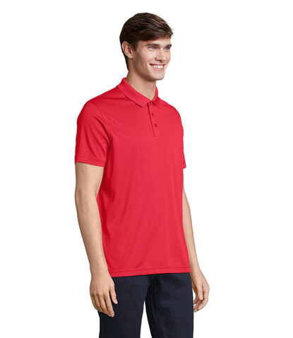 PITCHER UNISEX POLO - Red bedrucken, Art.-Nr. S04442-RD-S PITCHER UNISEX POLO - Red bedrucken, Art.-Nr. S04442-RD-S