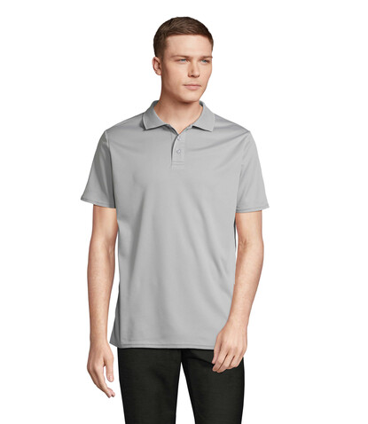 PITCHER UNISEX POLO - Pure Grey bedrucken, Art.-Nr. S04442-PG-M PITCHER UNISEX POLO - Pure Grey bedrucken, Art.-Nr. S04442-PG-M