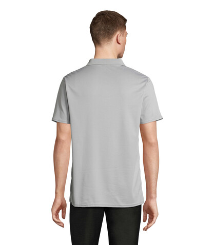 PITCHER UNISEX POLO - Pure Grey bedrucken, Art.-Nr. S04442-PG-M PITCHER UNISEX POLO - Pure Grey bedrucken, Art.-Nr. S04442-PG-M