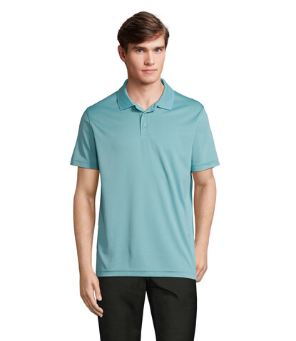 PITCHER UNISEX POLO - Pool Blue bedrucken, Art.-Nr. S04442-BP-S PITCHER UNISEX POLO - Pool Blue bedrucken, Art.-Nr. S04442-BP-S