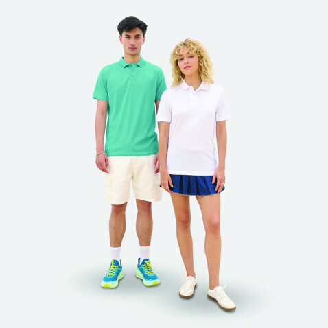 PITCHER UNISEX POLO - Pool Blue bedrucken, Art.-Nr. S04442-BP-S PITCHER UNISEX POLO - Pool Blue bedrucken, Art.-Nr. S04442-BP-S