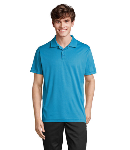 PITCHER UNISEX POLO - Aqua bedrucken, Art.-Nr. S04442-AQ-XS PITCHER UNISEX POLO - Aqua bedrucken, Art.-Nr. S04442-AQ-XS