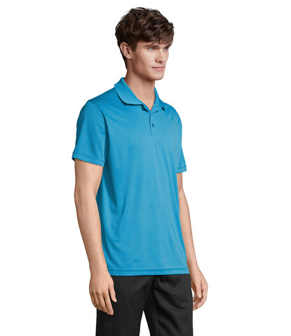 PITCHER UNISEX POLO - Aqua bedrucken, Art.-Nr. S04442-AQ-XS PITCHER UNISEX POLO - Aqua bedrucken, Art.-Nr. S04442-AQ-XS