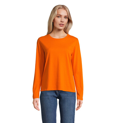 MONARCH DAMEN T-SHIRTS - Orange bedrucken, Art.-Nr. S04443-OR-XL MONARCH DAMEN T-SHIRTS - Orange bedrucken, Art.-Nr. S04443-OR-XL