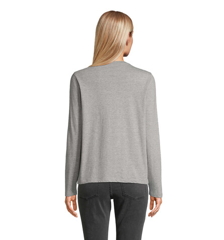 MONARCH DAMEN T-SHIRTS - Graue Melange bedrucken, Art.-Nr. S04443-GM-XL MONARCH DAMEN T-SHIRTS - Graue Melange bedrucken, Art.-Nr. S04443-GM-XL