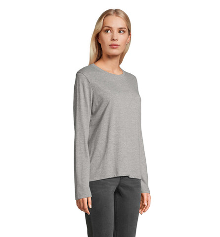 MONARCH DAMEN T-SHIRTS - Graue Melange bedrucken, Art.-Nr. S04443-GM-XL MONARCH DAMEN T-SHIRTS - Graue Melange bedrucken, Art.-Nr. S04443-GM-XL