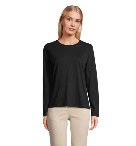 MONARCH DAMEN T-SHIRTS - Deep Black bedrucken, Art.-Nr. S04443-DB-XS MONARCH DAMEN T-SHIRTS - Deep Black bedrucken, Art.-Nr. S04443-DB-XS