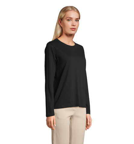 MONARCH DAMEN T-SHIRTS - Deep Black bedrucken, Art.-Nr. S04443-DB-XS MONARCH DAMEN T-SHIRTS - Deep Black bedrucken, Art.-Nr. S04443-DB-XS