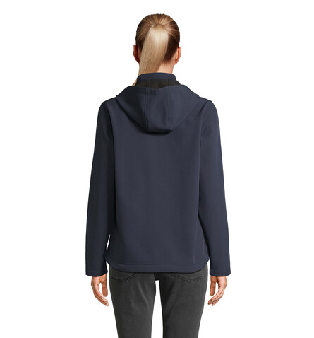 RACE DAMEN-KAPUZENJACKE - French Navy bedrucken, Art.-Nr. S04448-FN-L