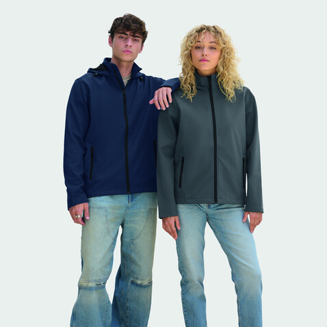 RACE DAMEN-KAPUZENJACKE - French Navy bedrucken, Art.-Nr. S04448-FN-L