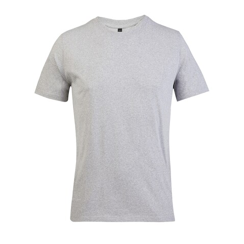 Explorer T-shirt Unisex - Recyceltes Graue Melange bedrucken, Art.-Nr. S04461-RN-M